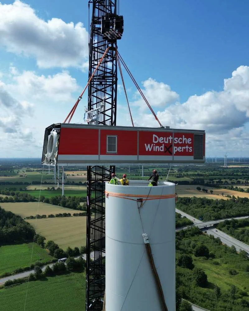 Windpark Schlaa – Übersicht der fertiggestellten Anlagen